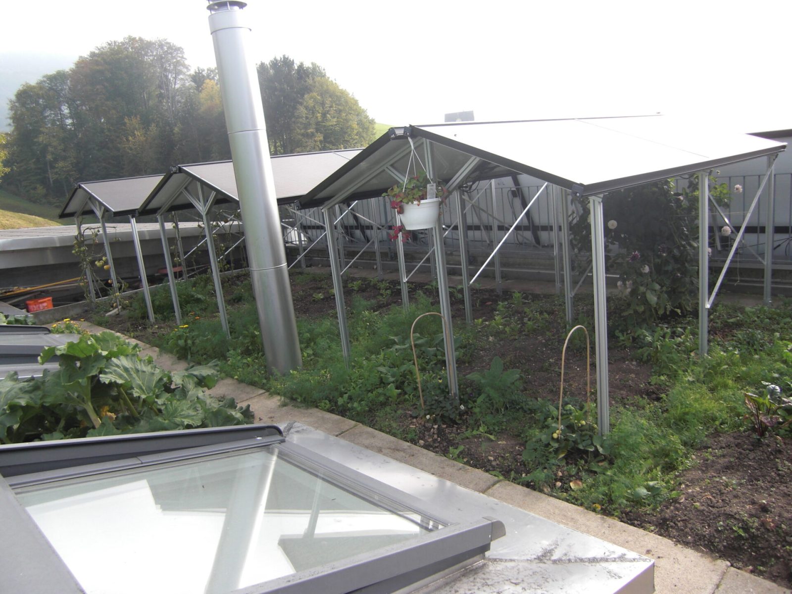 9.6 kWp Spezialmontage (2018) in Kaltbrunn bei Elisabeth und Lorenz Fäh